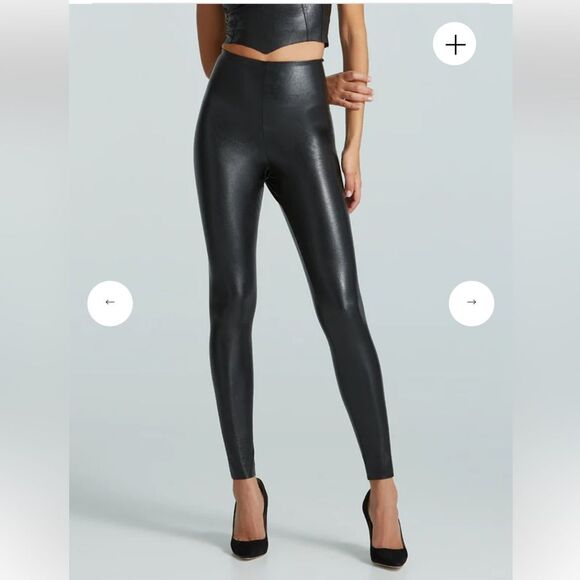 Commando Women's Perfect Control Faux Leather Leggings Size XL - Picture 1 of 8